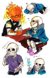 grillby from undertale by tyler anderson