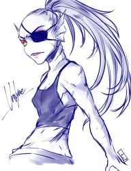 undyne from undertale by kamui setsuna