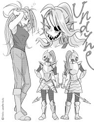undyne from undertale by soto undertale