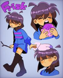 frisk (undertale) from undertale by shio tou