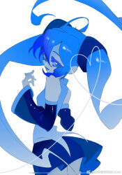 hatsune miku from vocaloid
