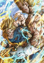 majin vegeta from dragon ball by hashagu