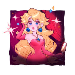 princess peach from super mario bros.