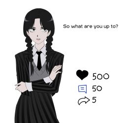 wednesday addams from addams family