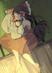 hakurei reimu from touhou by shi chimi