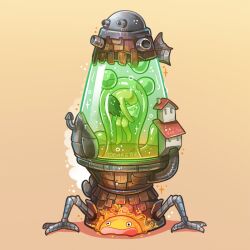 calcifer from howl no ugoku shiro