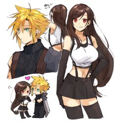 cloud strife from final fantasy by tooru (jux)