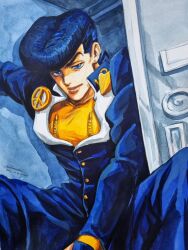 higashikata josuke from diamond wa kudakenai