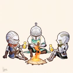 ashen one (dark souls) from dark souls (series) by clovergrasswang