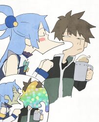 aqua (konosuba) from kono subarashii sekai ni shukufuku wo!