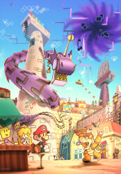 bowser from paper mario