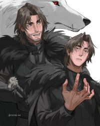 jon snow from a song of ice and fire by etceteraart