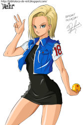 android 18 from dragon ball by reit