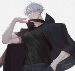 gojou satoru from jujutsu kaisen