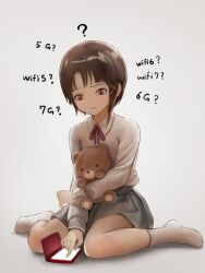 iwakura lain from serial experiments lain by nekoita