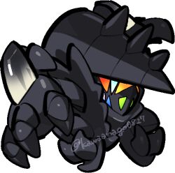 necrozma from pokemon by kawaanago