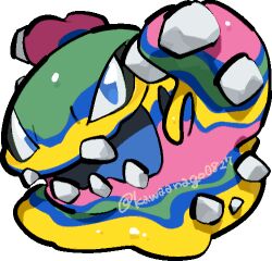 alolan muk from pokemon by kawaanago