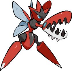 mega scizor from pokemon by kawaanago