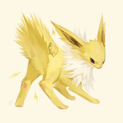 jolteon from pokemon by diyouyou