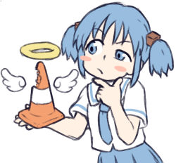 naganohara mio from nichijou by beachepisode