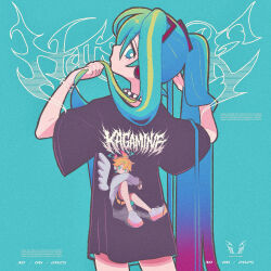 hatsune miku from vocaloid
