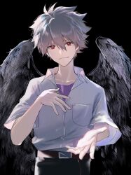 nagisa kaworu from neon genesis evangelion
