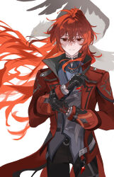 diluc (genshin impact) from genshin impact by mochuuuuuuu