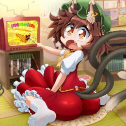 chen from touhou by daniel renard