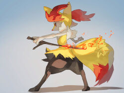 braixen from pokemon by fusenryo