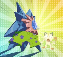 meowth from pokemon by r3dfive