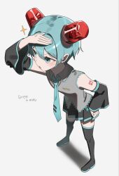 hatsune miku from vocaloid by jjeogi38