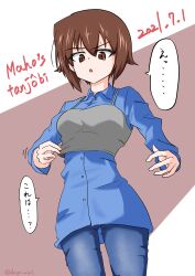 nishizumi maho from girls und panzer
