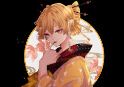 agatsuma zenitsu from kimetsu no yaiba