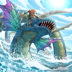 ocean dragon lord - kairyu-shin from yu-gi-oh!