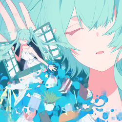 hatsune miku from vocaloid