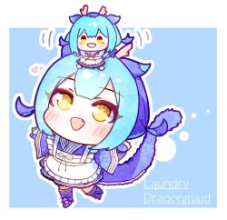 laundry dragonmaid from yu-gi-oh!
