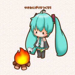 hatsune miku from vocaloid