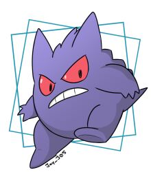 gengar from pokemon by j.jama