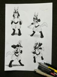 lucario from pokemon by j.jama