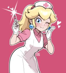 princess peach from super mario bros. by muis0802