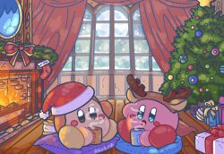 kirby from christmas by aimaay