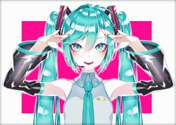 hatsune miku from vocaloid by 1055
