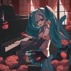 hatsune miku from vocaloid by katorea