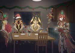 argenti (honkai: star rail) from christmas