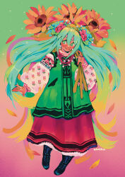 hatsune miku from vocaloid