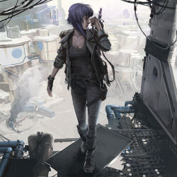 kusanagi motoko from ghost in the shell