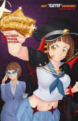 mankanshoku mako from fight club by gartastic
