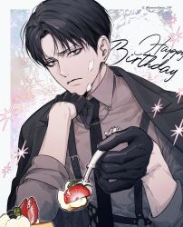 levi (shingeki no kyojin) from shingeki no kyojin