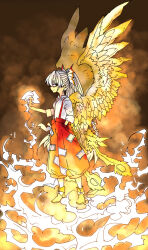fujiwara no mokou from touhou by doggo 1d34