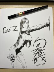 shimohira reika from gantz by oku hiroya